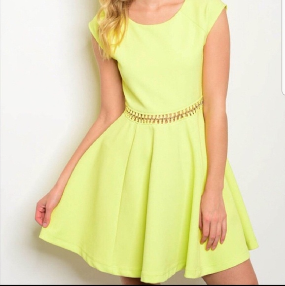 Unlisted Dresses & Skirts - Bridget Electric Yellow Dress